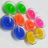 qwq Scented Soy Wax Tea Light Candles in glass case (Pack of 6)