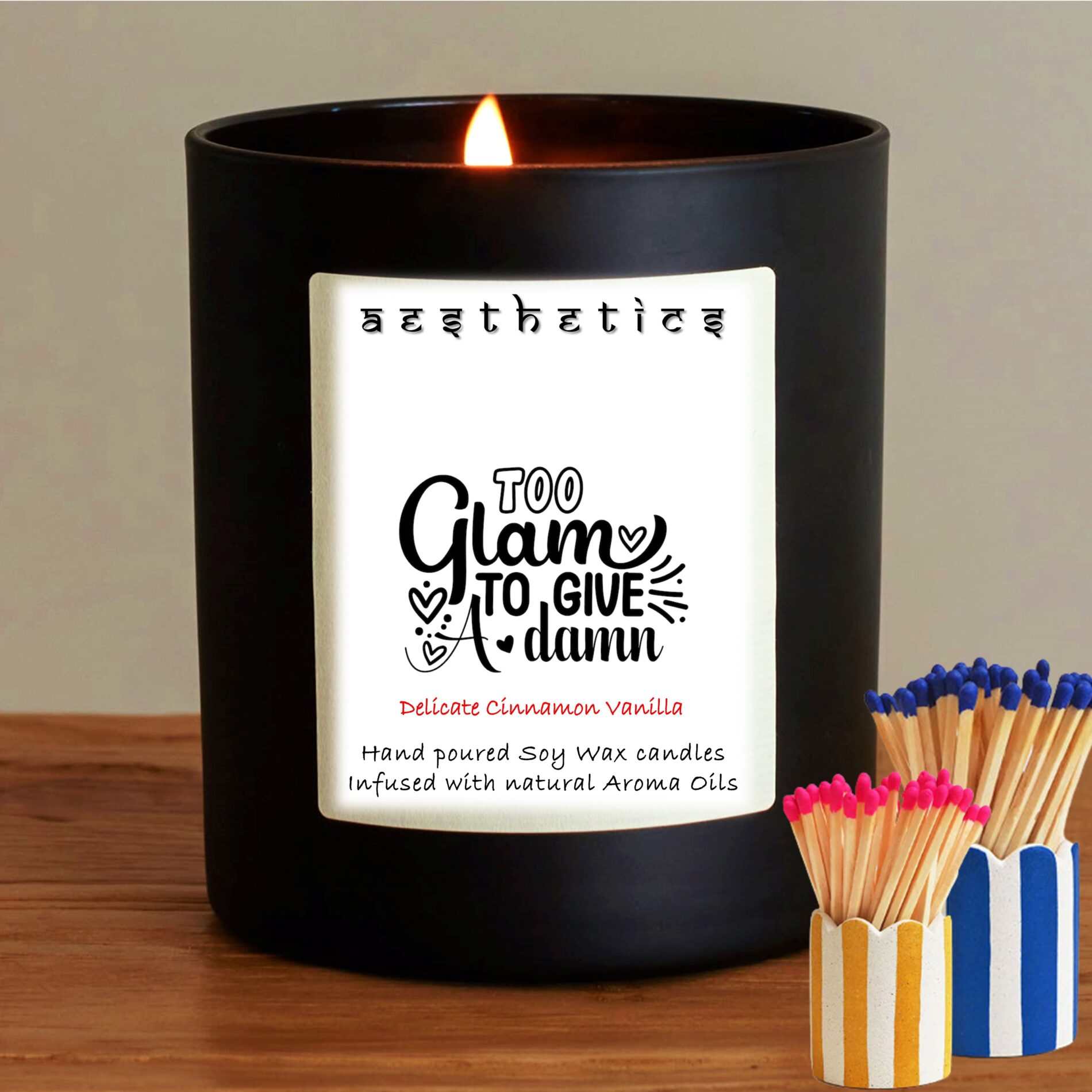 Home 52 Aesthetics Quotation Candle | Aesthetics