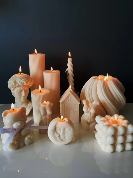 Home 30 Home Pillar Candles | Aesthetics