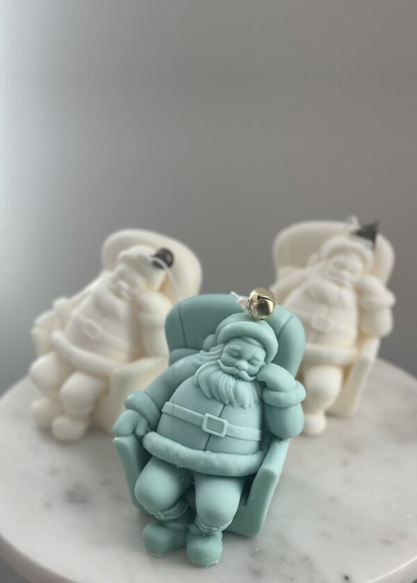 Aesthetics Sitting Santa Candle