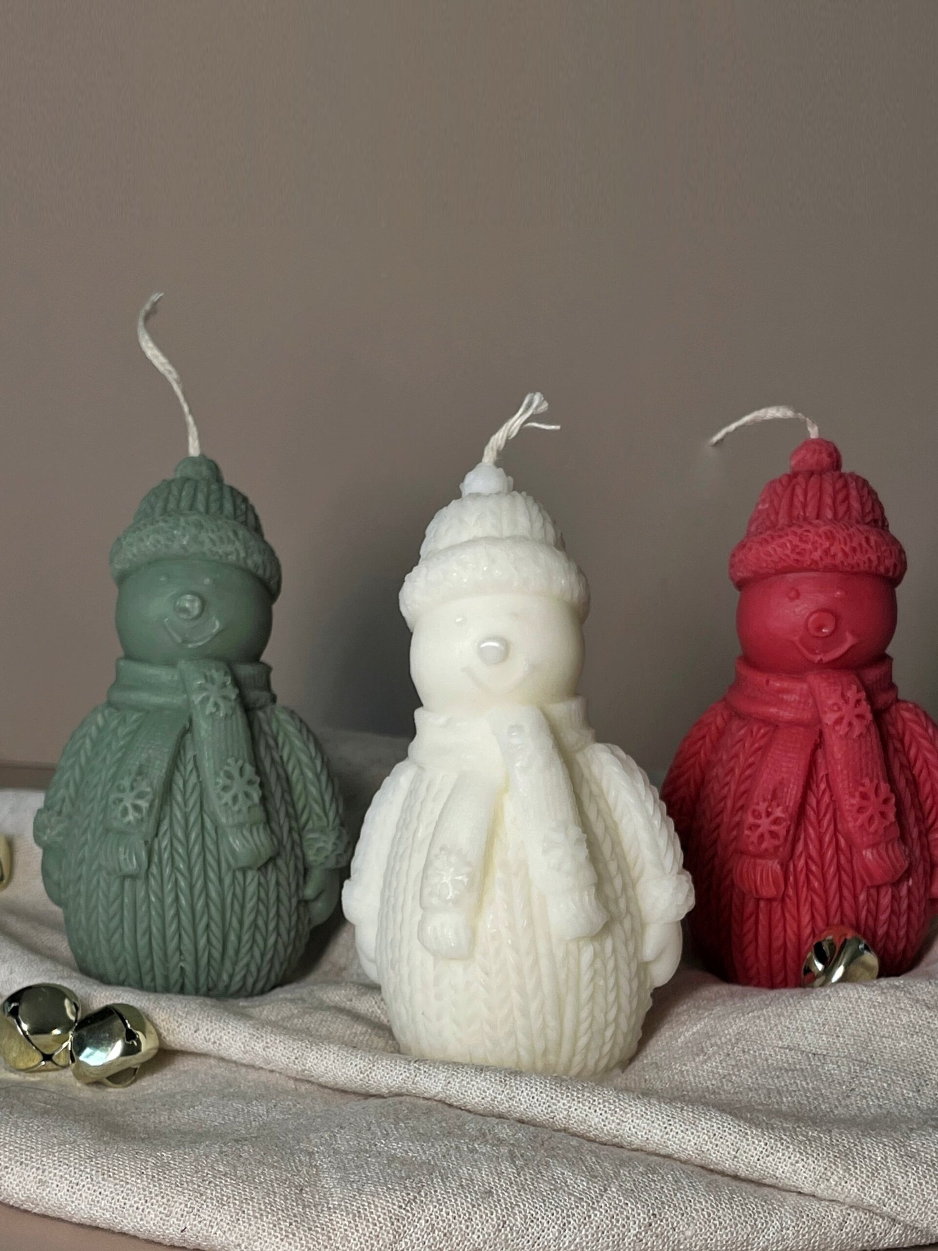 Special Candle 34 scaled Aesthetics Snow man Candle - Set of 2