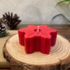 Special Candle 9 Snow Flake shaped, scented soy wax candle - Pack of 2