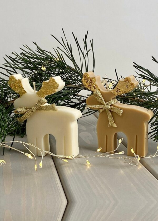 Aesthetics Reindeer Candle - Set of 2