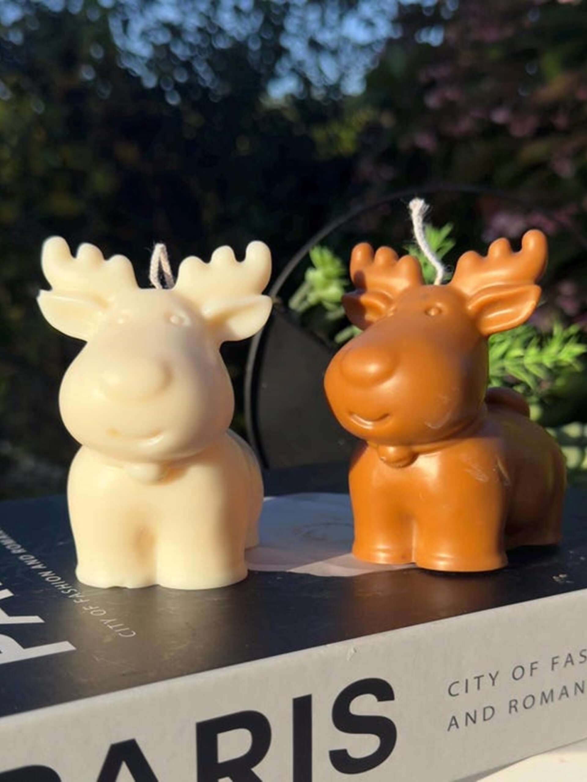 Special Candle 43 scaled Aesthetics 3d Reindeer Candle - Set of 2