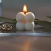 Special Candle (57) Special Candle 57 Small Bubble shaped, scented soy wax candle - Pack of 2