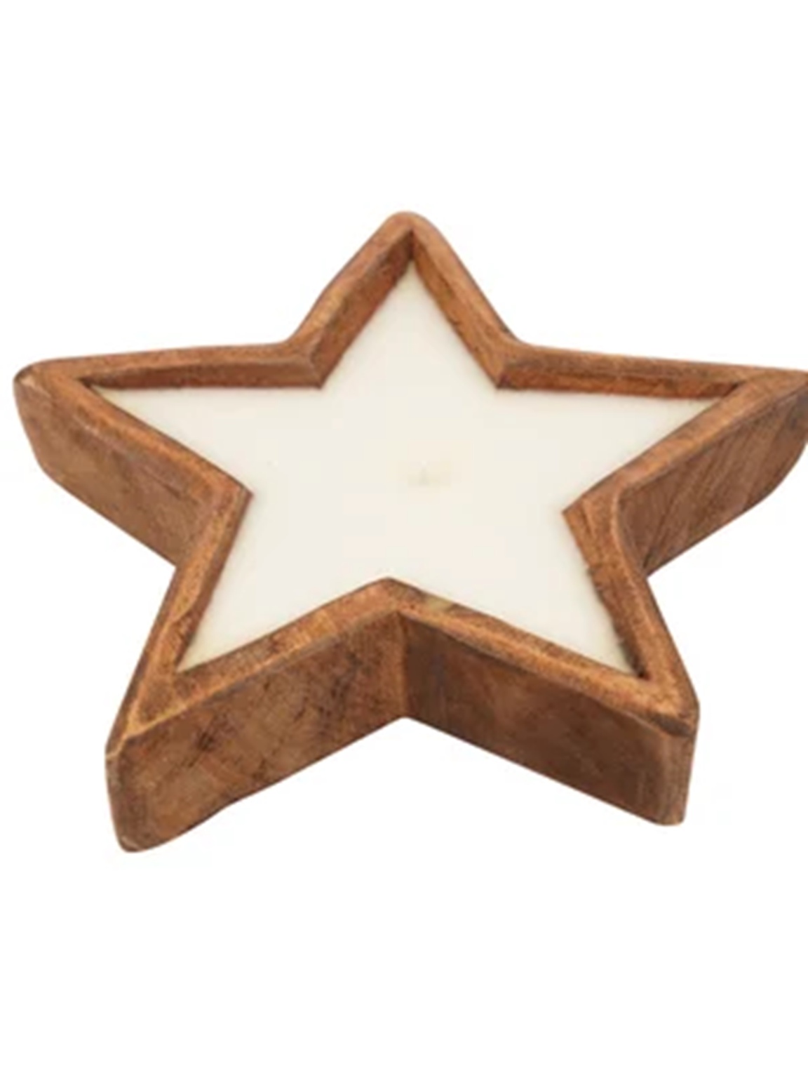 Special Candles Wooden Collection 10 Aesthetics Christmas Star Wooden Dough Bowl Candle