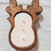 Special Candles Wooden Collection 4 Aesthetics Reindeer Wooden Dough Bowl Candle