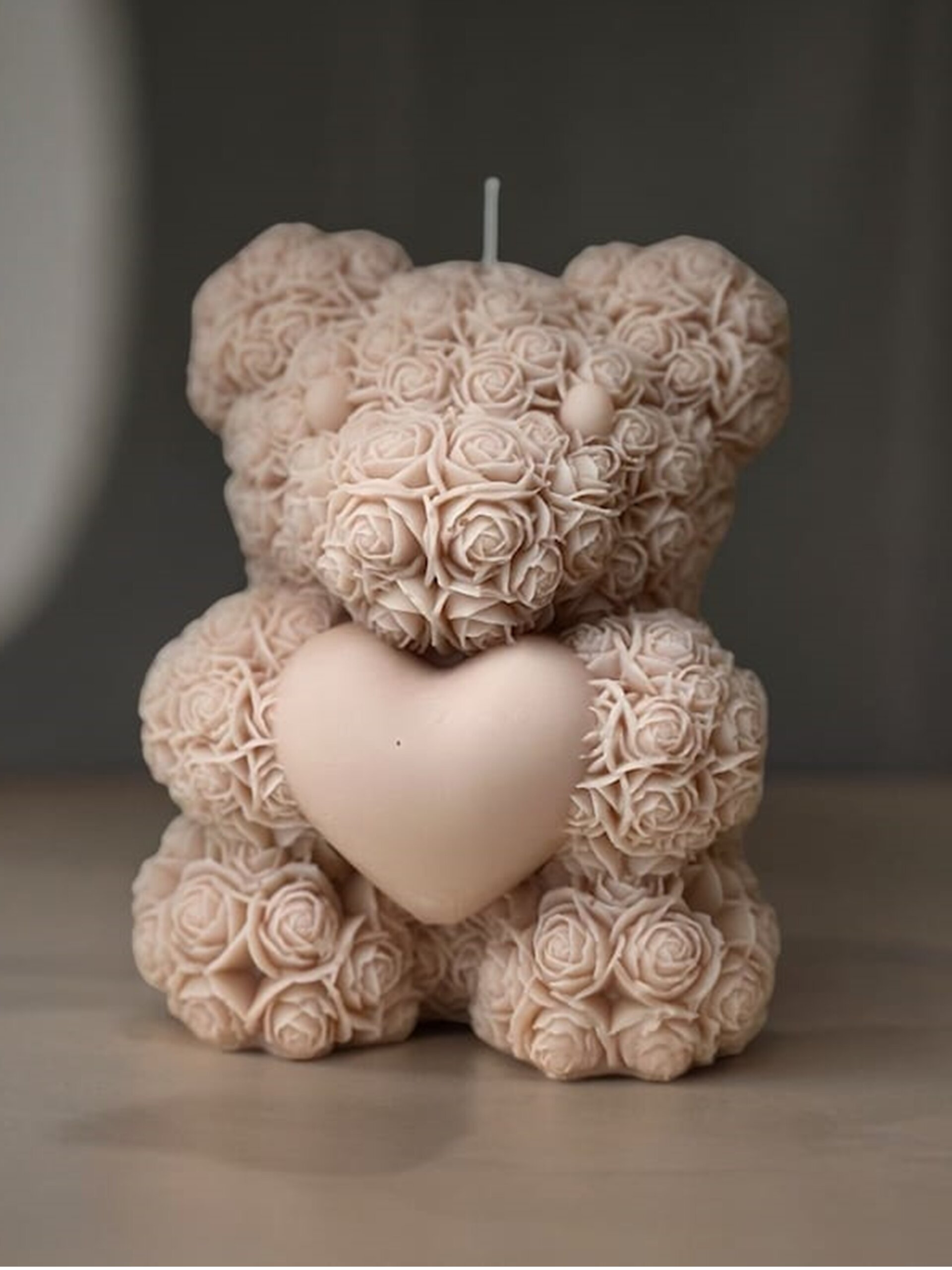 Slide6 scaled Aesthetics Rosy Teddy with heart Candle