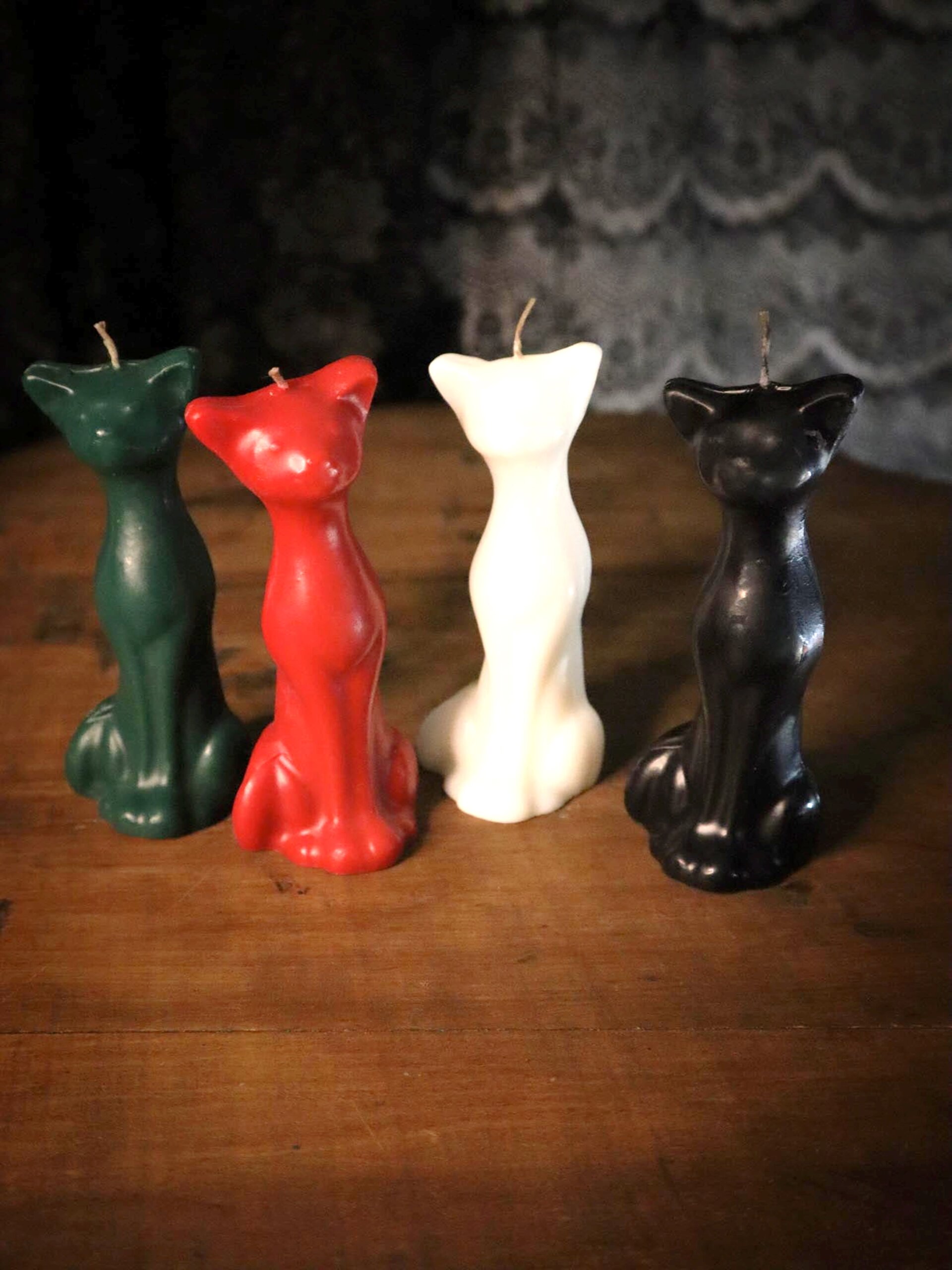 Healing Candle 1 scaled Cat figurine Candle