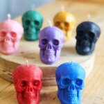 Healing Candle 13 Skull Figurine Candle