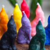 Healing Candle 4 Howling Wolf Figurine Candle