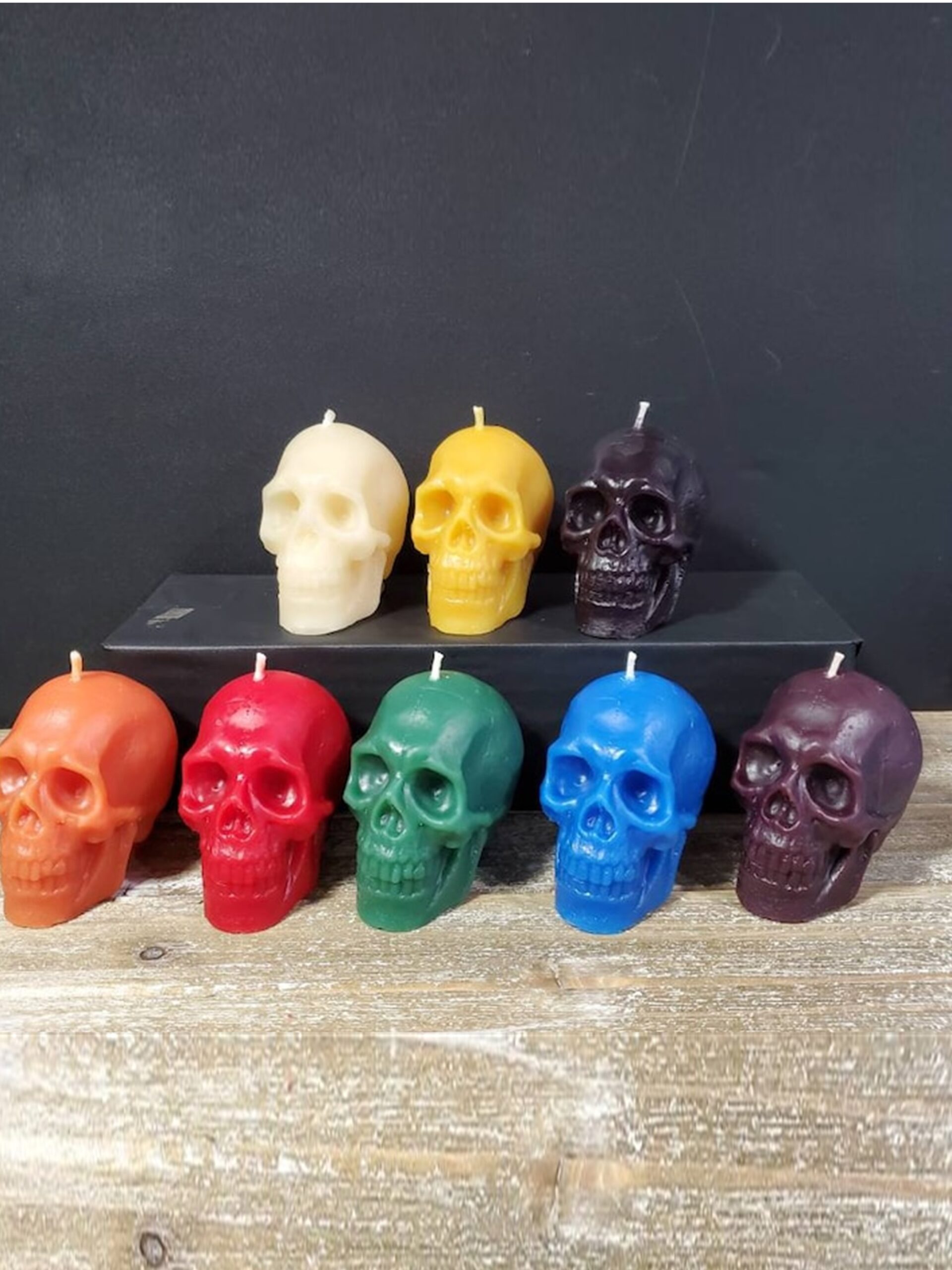 SKULL 1 scaled Skull Figurine Candle