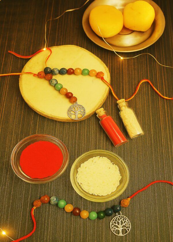 Aesthetics 7 Chakra Lumba Rakhi - For Bhaiya & Bhabhi