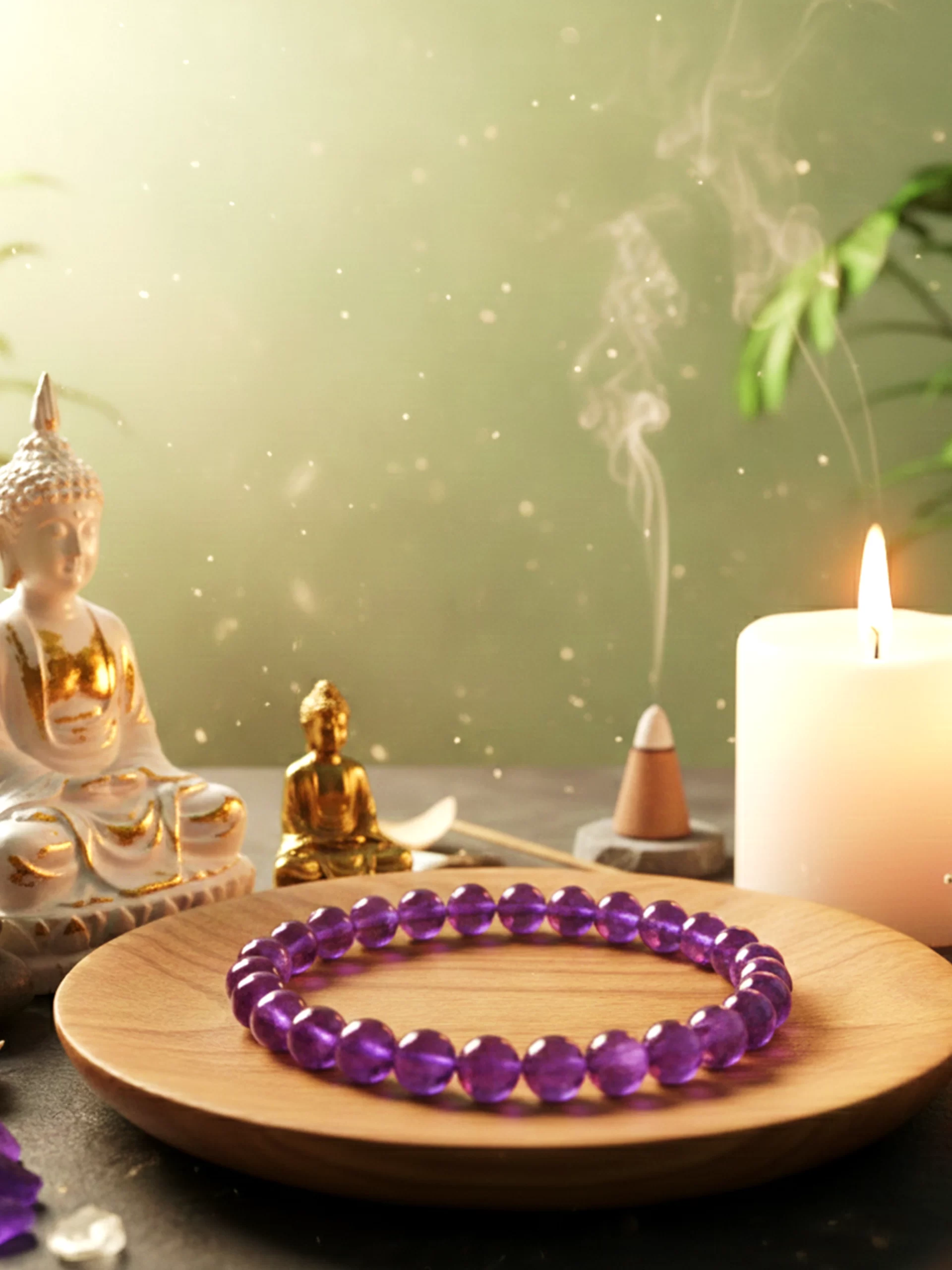 AMETHYST AMETHYST Amethyst Crystal Bracelet