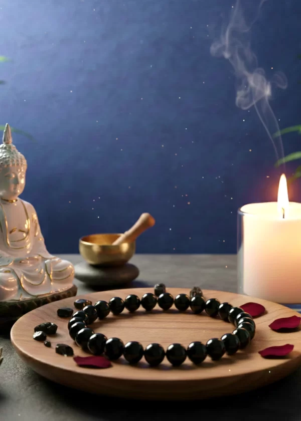 Black Obsidian Crystal Bracelet