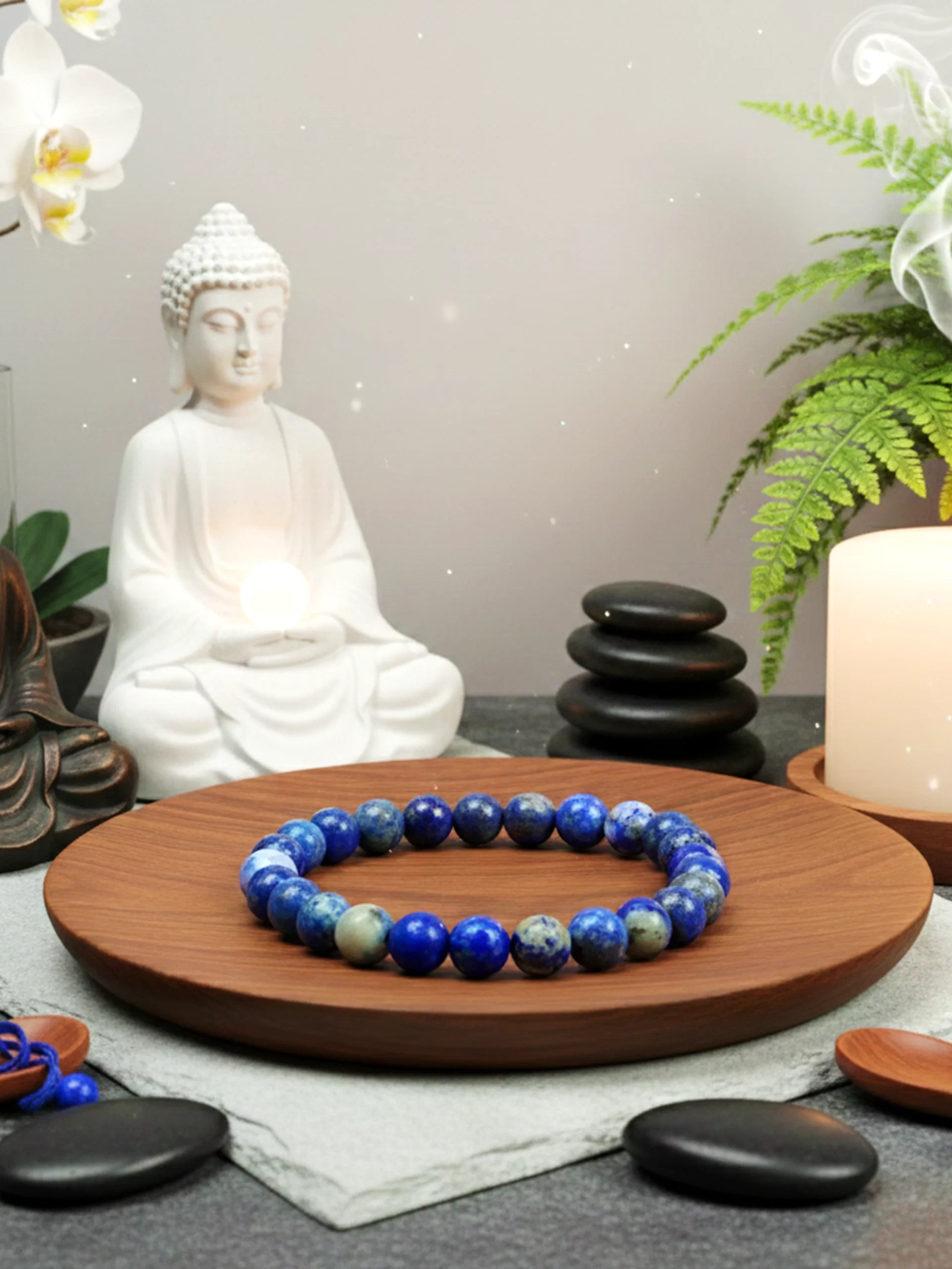 LAPIZ Lapiz Lazuli Crystal Bracelet