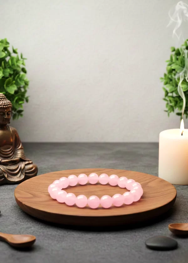 Rose Quartz Crystal Bracelet