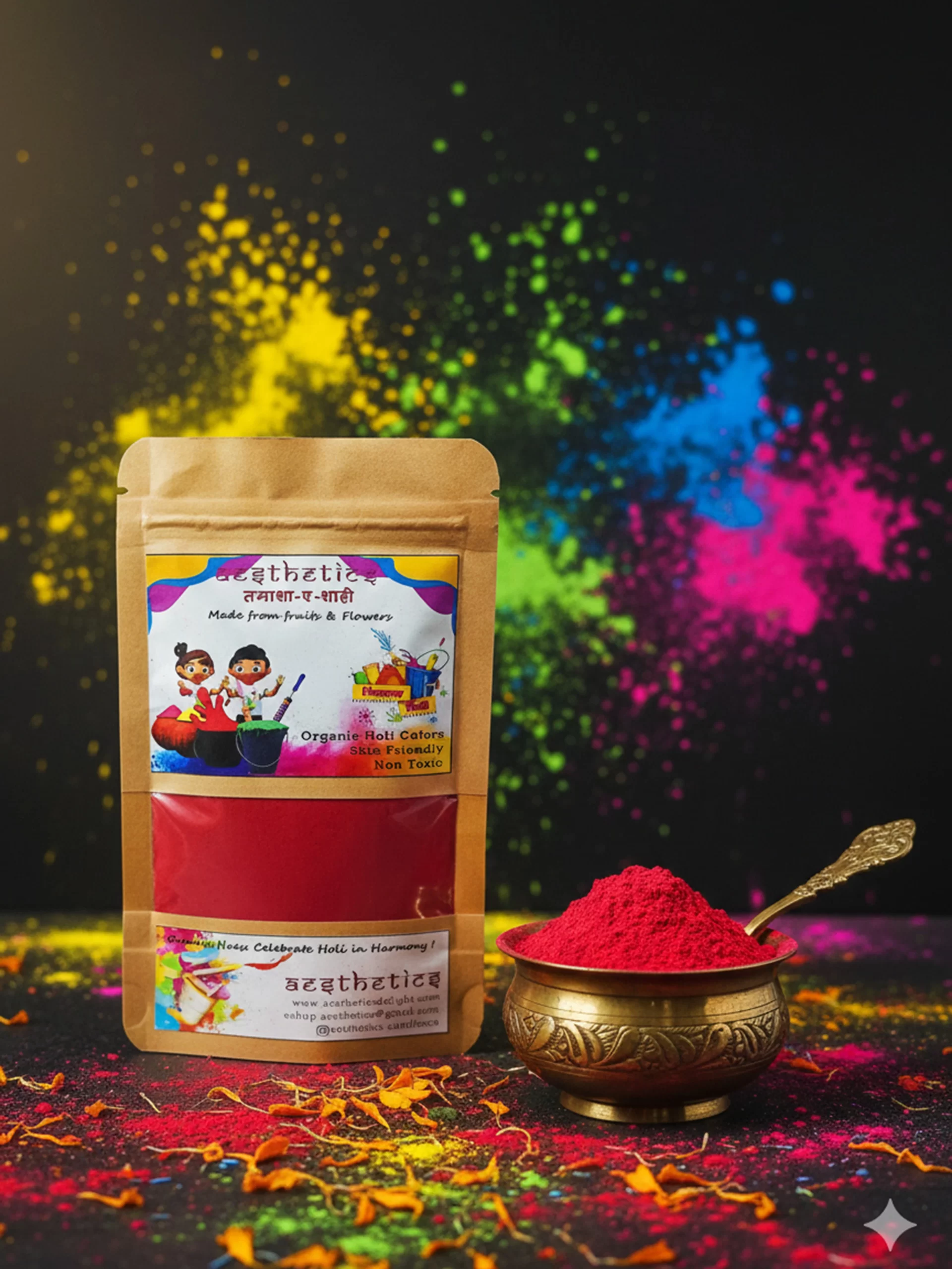red red Organic Holi Color