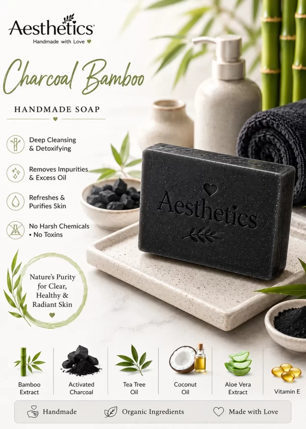 Charcoal Bamboo Soap