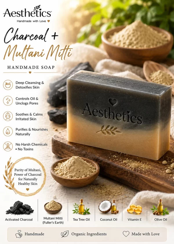 Charcoal Multani Mitti Soap