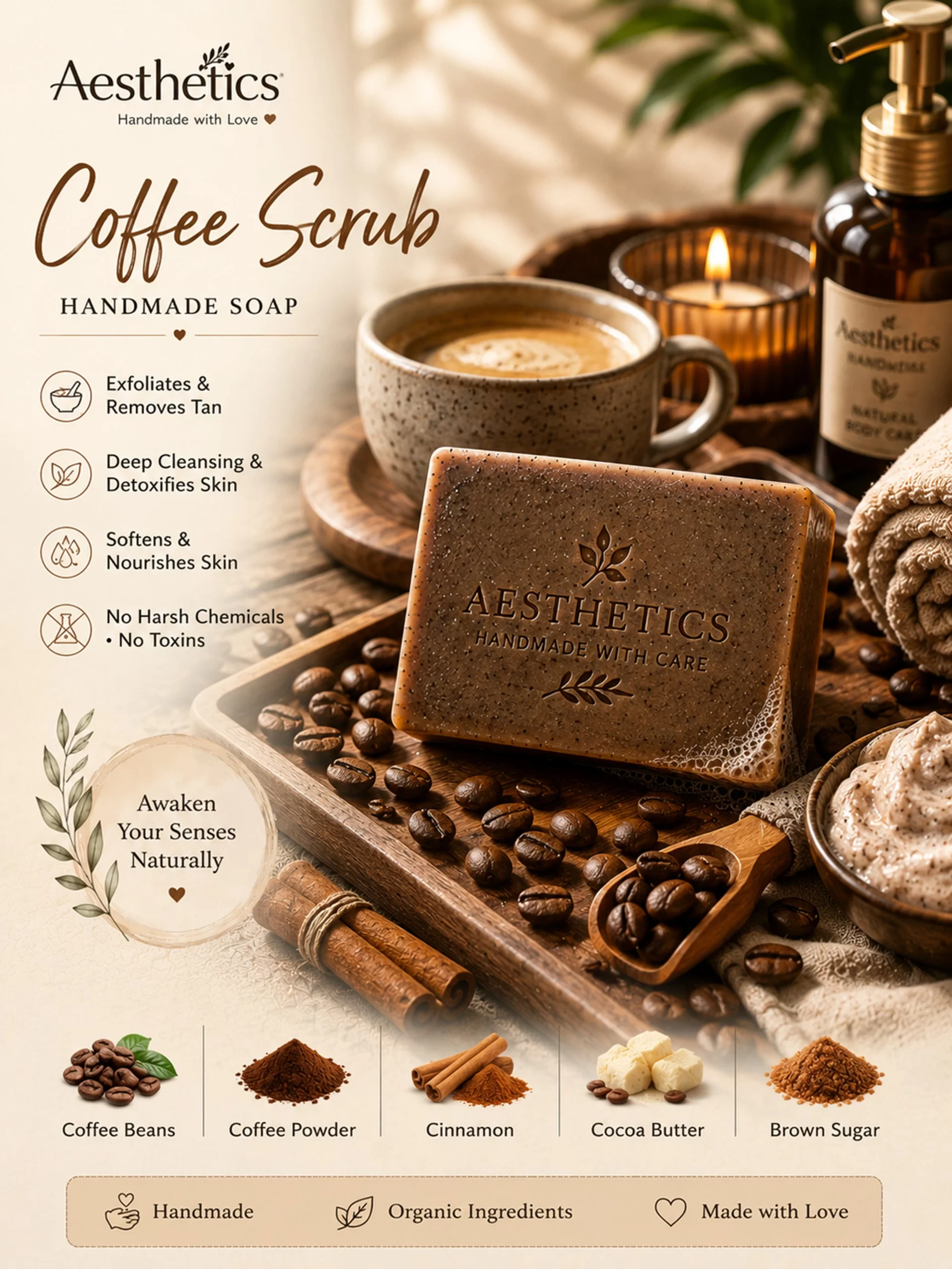 coffee scrub coffee scrub Coffee Scrub Handmade Beauty Soap