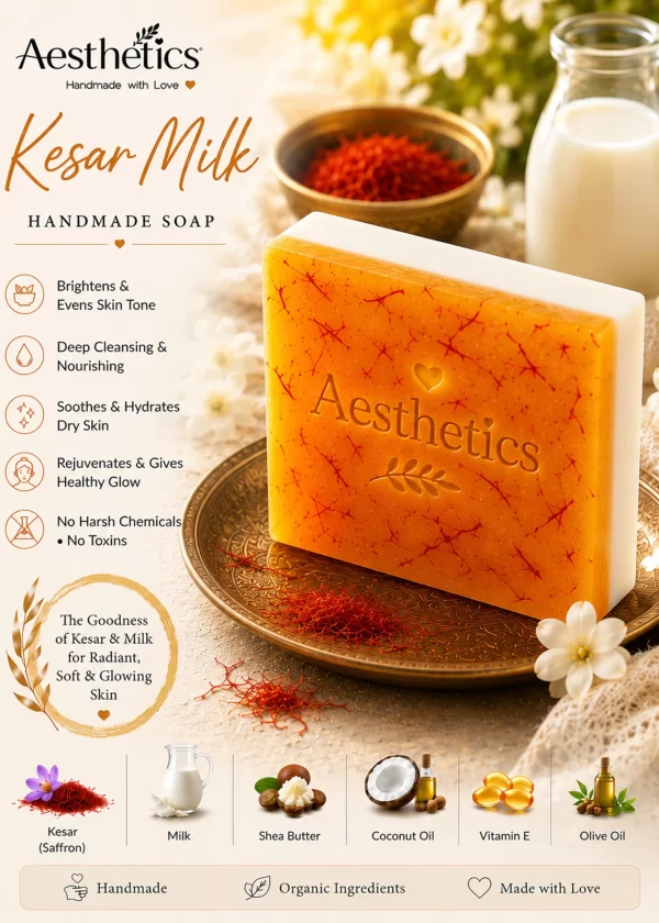Kesar Milk Soap