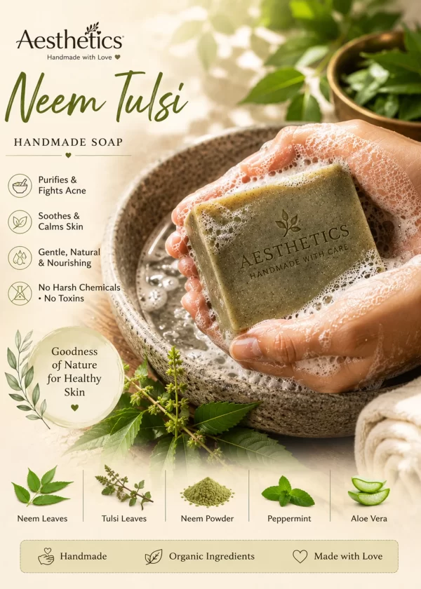 Neem Tulsi Handmade Beauty Soap