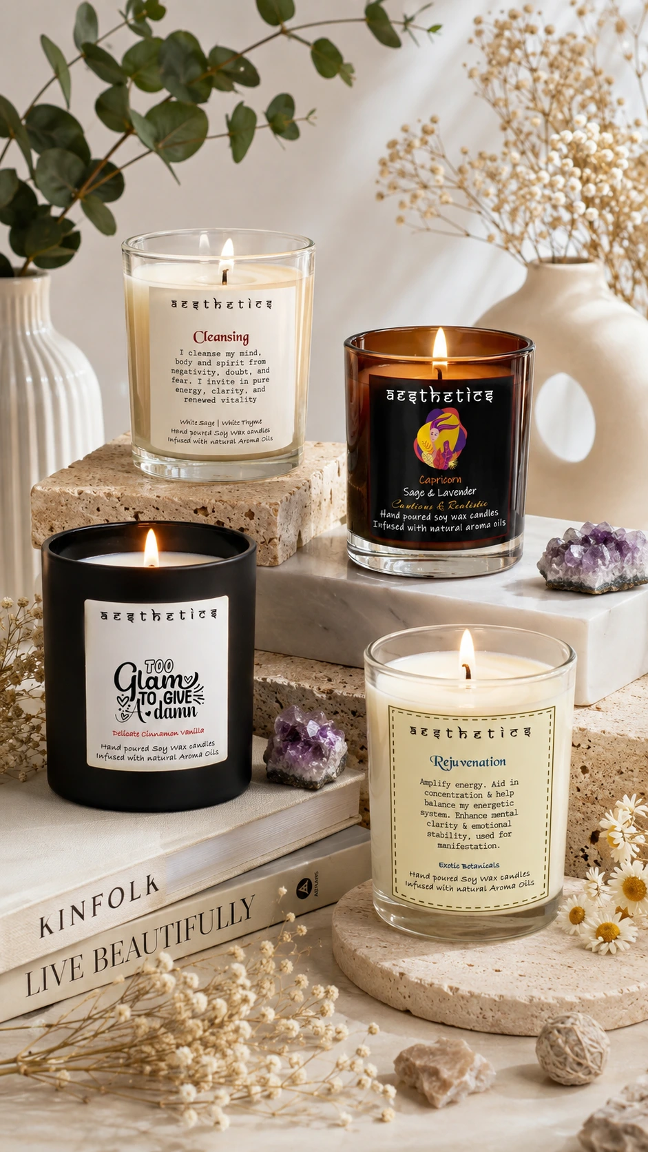 Home 12 Intentions Candles